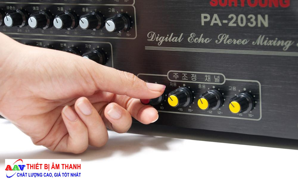 sử dụng cục đẩy công suất hay amply